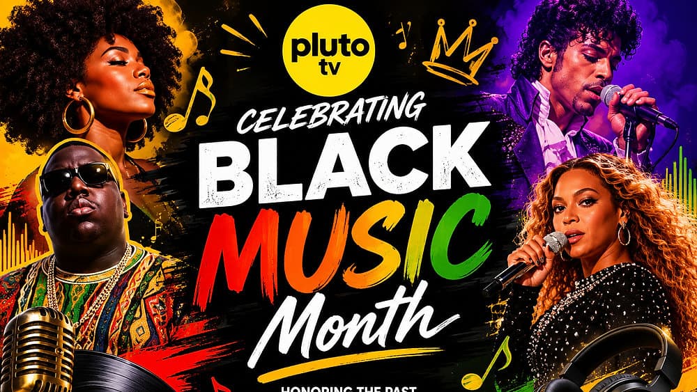 Pluto TV maps Black Music Month across four themed channels