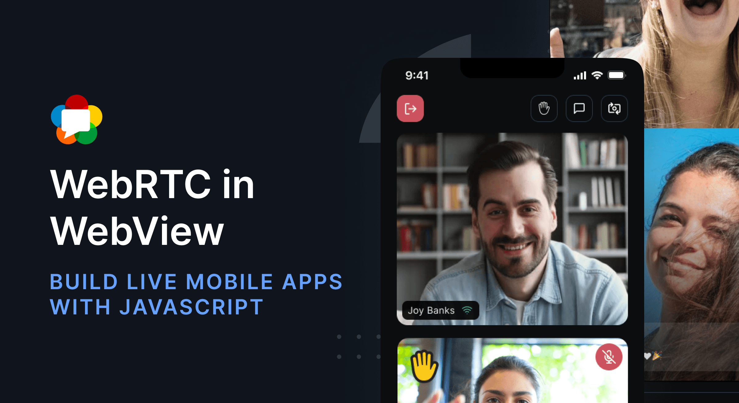 100ms shows how to run WebRTC inside mobile WebView