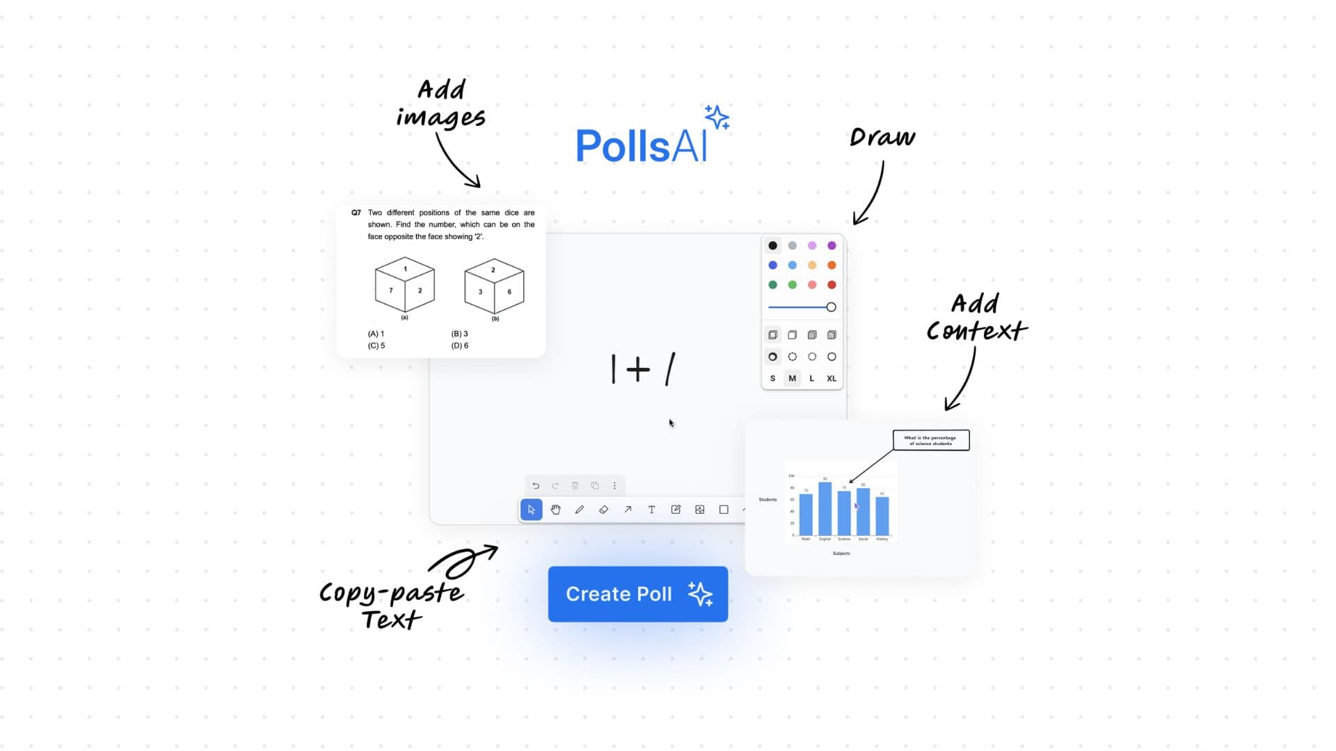 100ms adds Polls AI for whiteboard-driven session polls