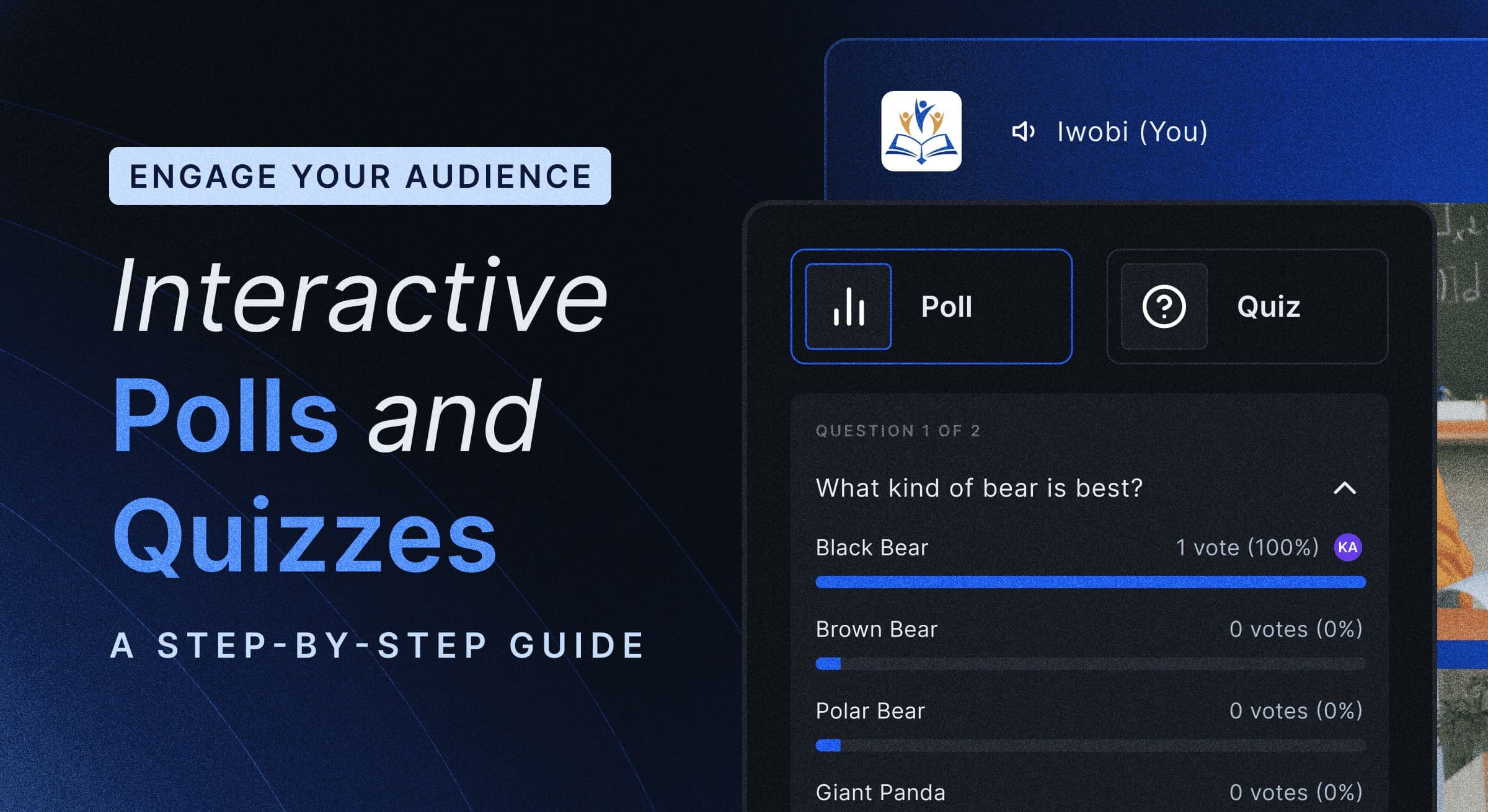 100ms adds polls and quizzes to its dashboard