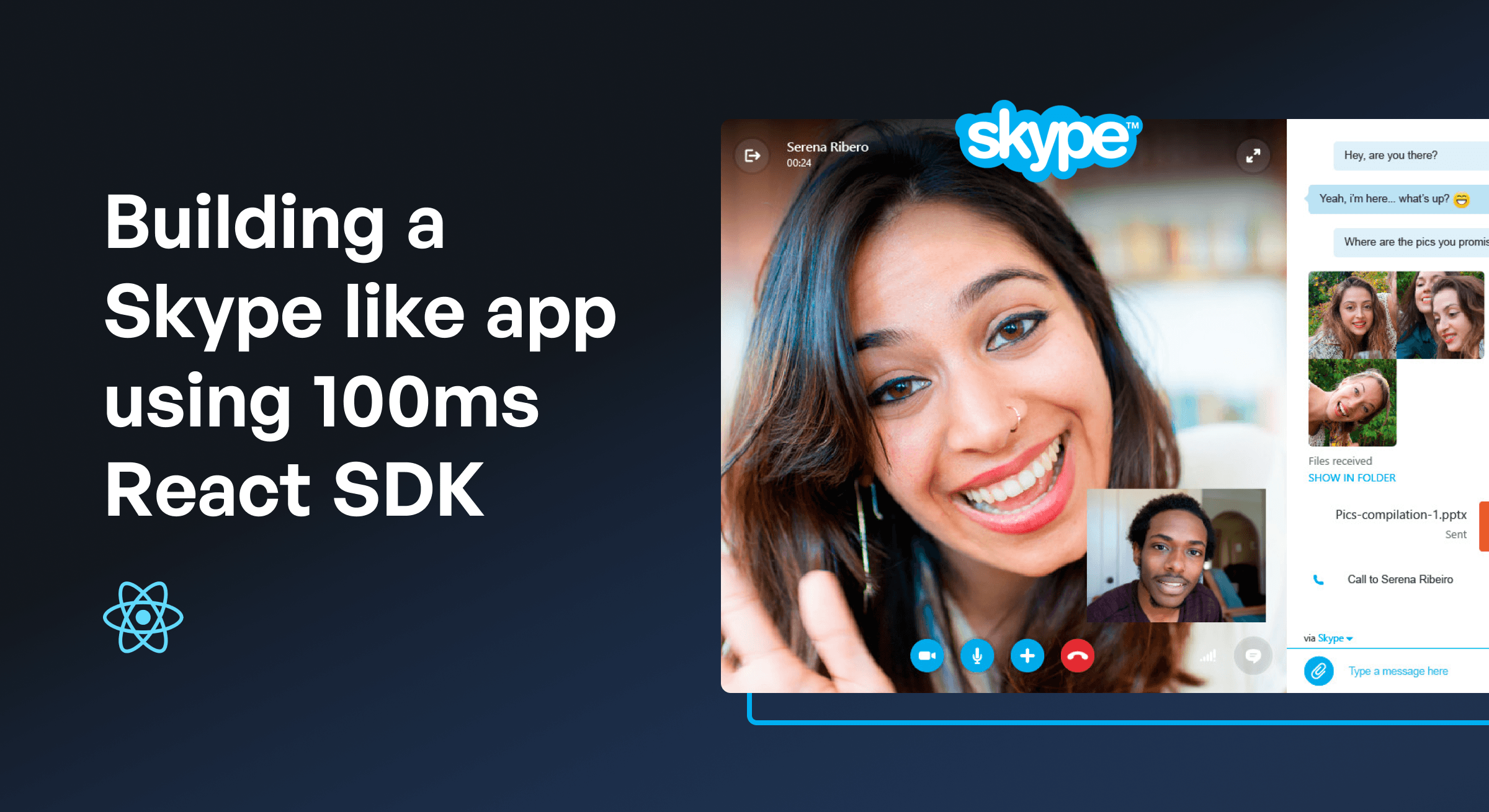 100ms shows how to build a Skype-like app in React
