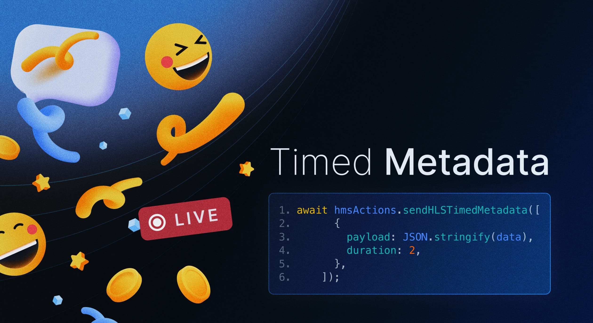100ms adds timed metadata for live streaming sync
