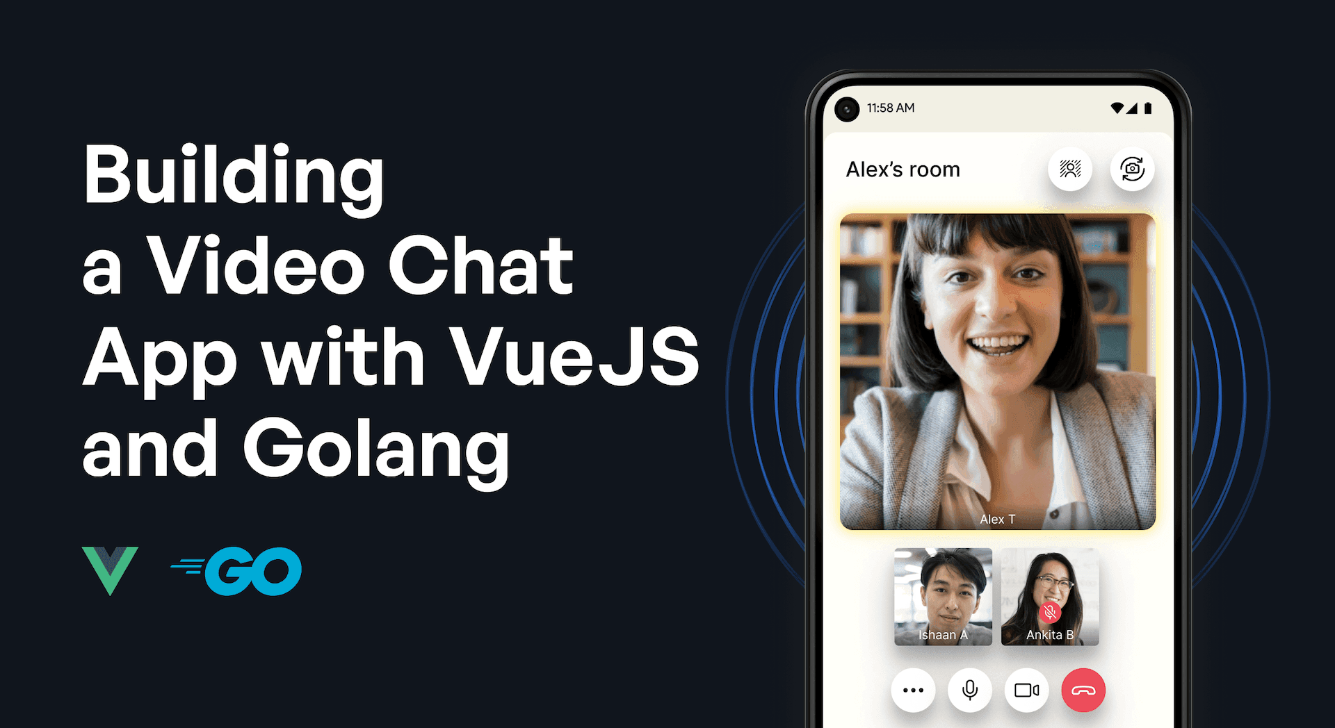 100ms shows Vue and Golang video chat build