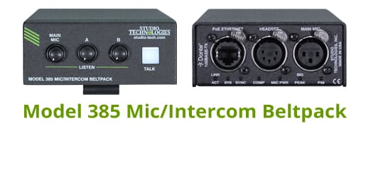 Studio Technologies adds Dante Mic/Intercom beltpack for field audio