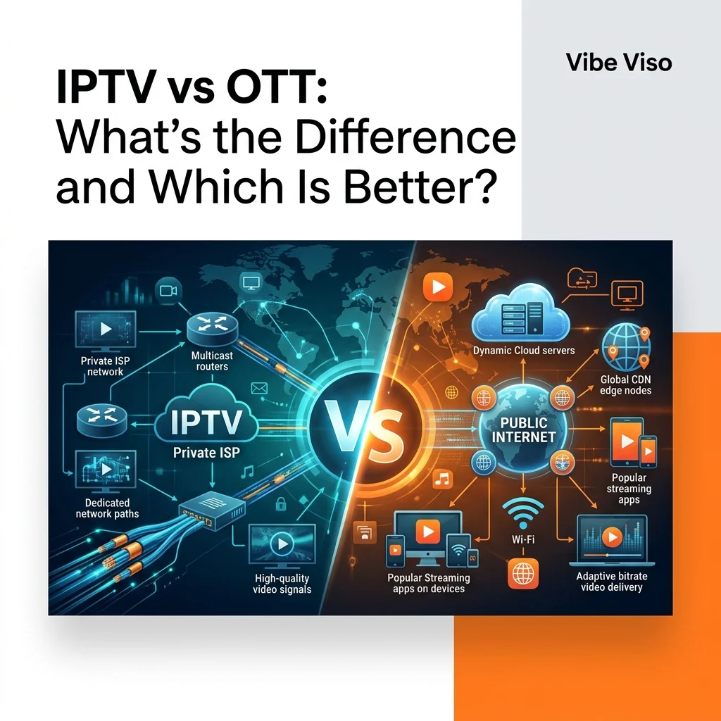 Multicast O(1) vs unicast O(N): the IPTV-OTT latency gap persists