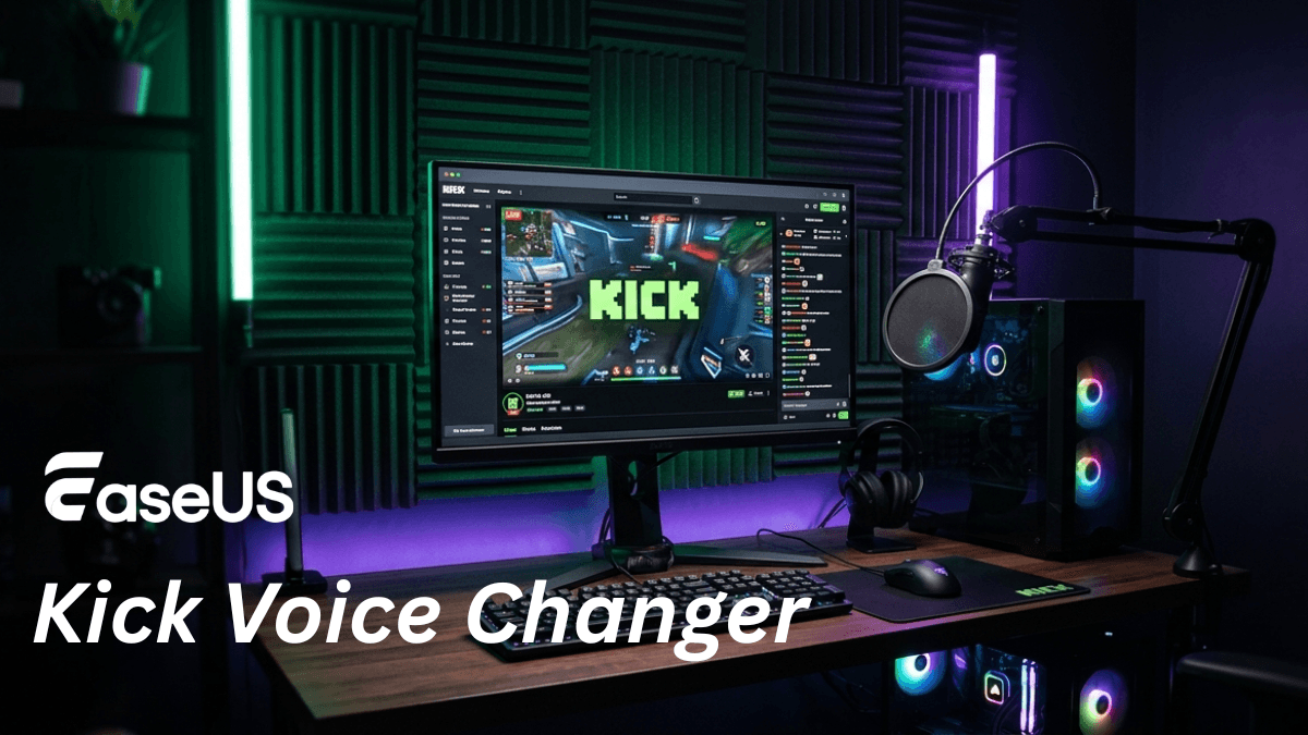 EaseUS VoiceWave Integrates AI Voice Changer for Kick, OBS, Streamlabs