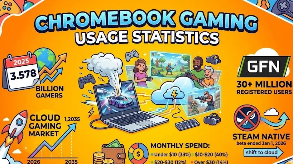 Cloud gaming dominates Chromebooks as NVIDIA passes 30 million registered users