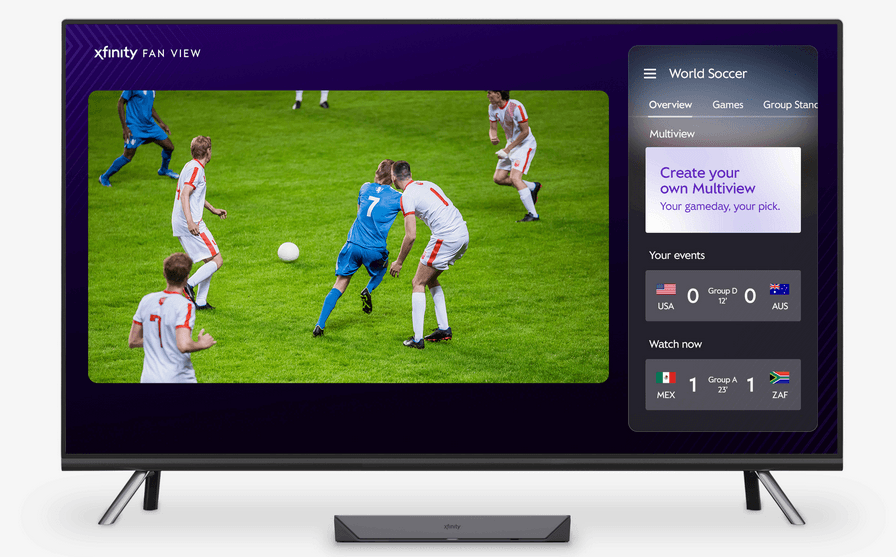 Xfinity launches 4K World Soccer hub for 2026 World Cup