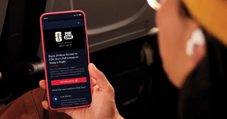 Delta adds FOX One live sports to Delta Sync