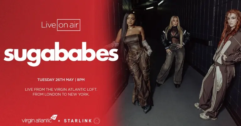 Virgin Atlantic Streams Live Sugababes Concert via Starlink at 35,000 Feet