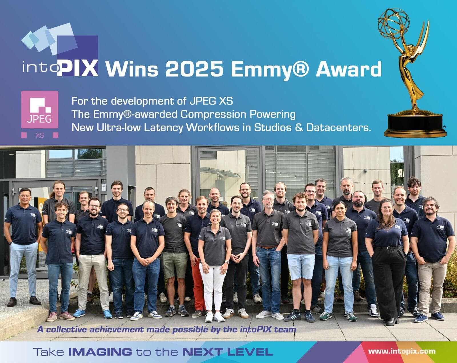 intoPIX wins 2025 Emmy for JPEG XS compression work