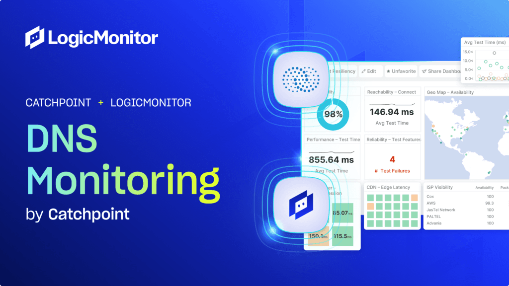 LogicMonitor Integrates Catchpoint DNS to Reduce Incident Noise by 88%