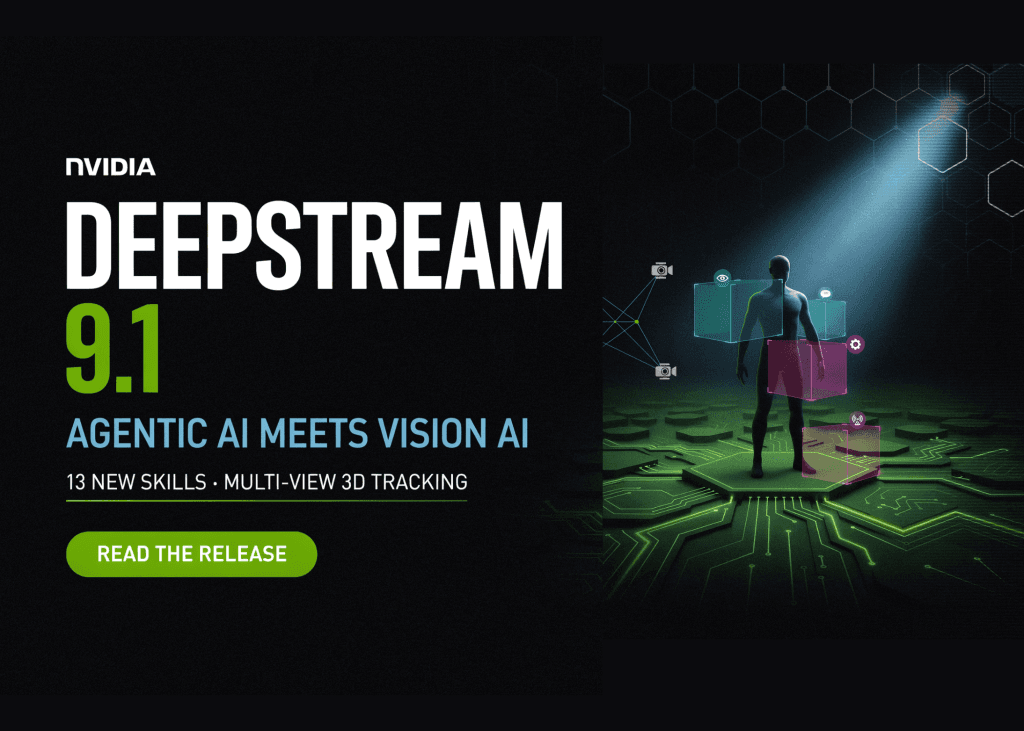 NVIDIA DeepStream 9.1 adds agentic AI for automated multi-camera tracking