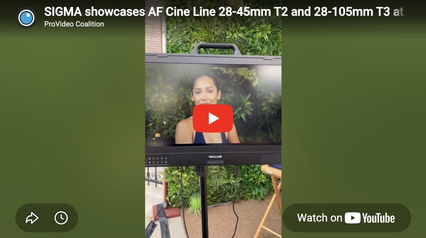 SIGMA Debuts AF Cine Zooms with Advanced Autofocus for Production Workflows