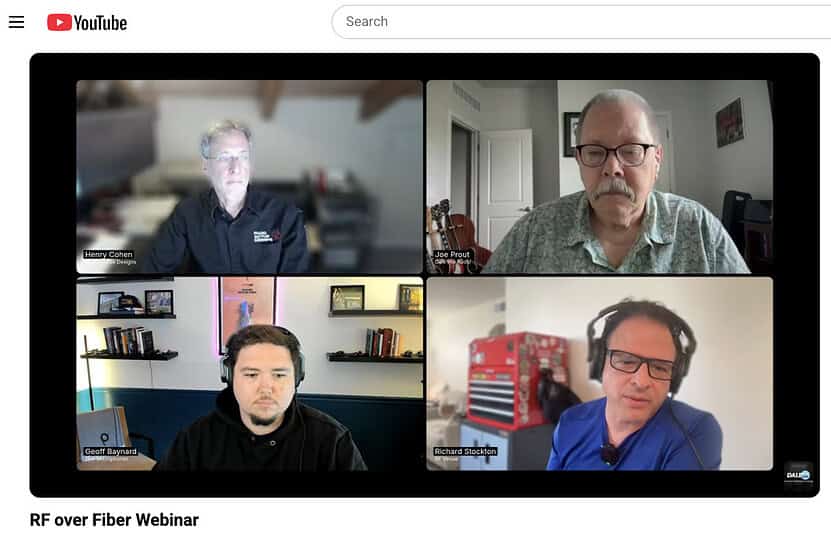 Eric Eldredge says RF Over Fiber is expanding amid spectrum constraints