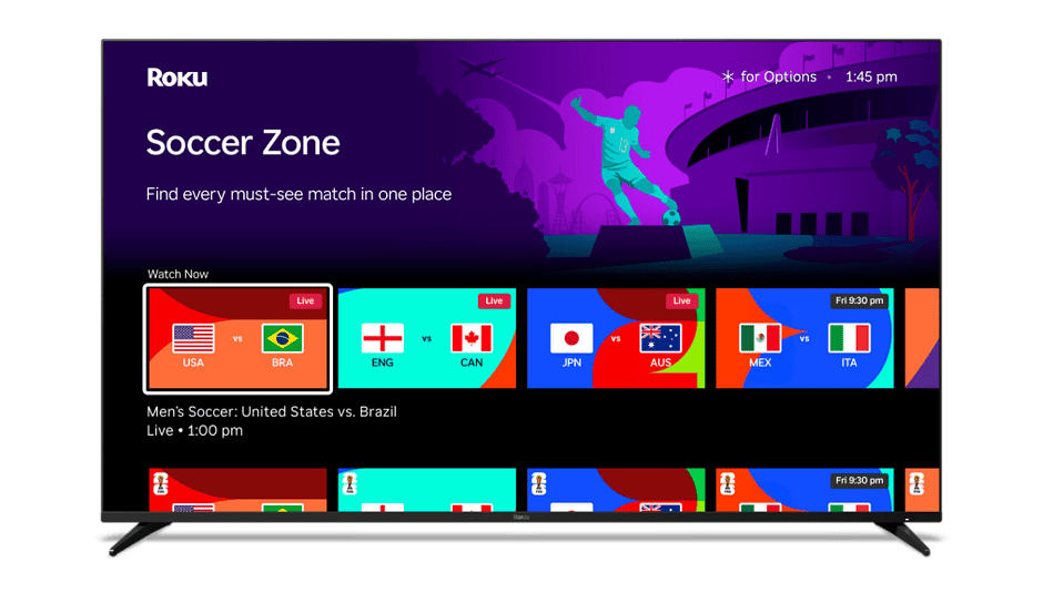 Roku Launches Global Soccer Zone for FIFA 2026 World Cup