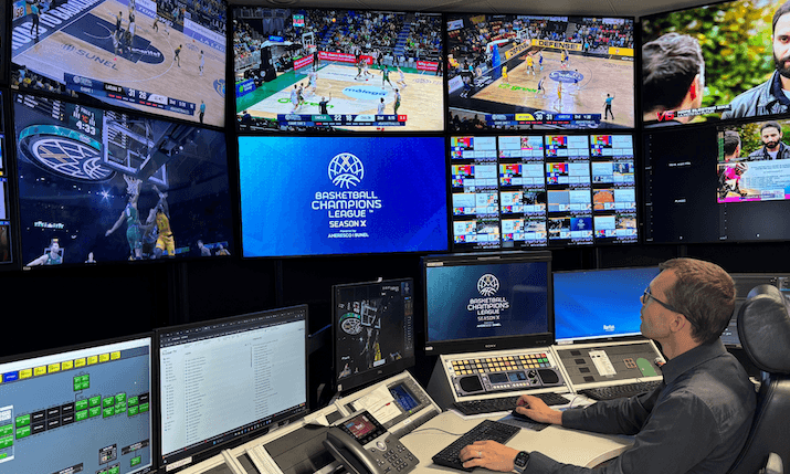 BCE Broadcasts 178 Basketball Champions League Games with Holovox Remote Commentary