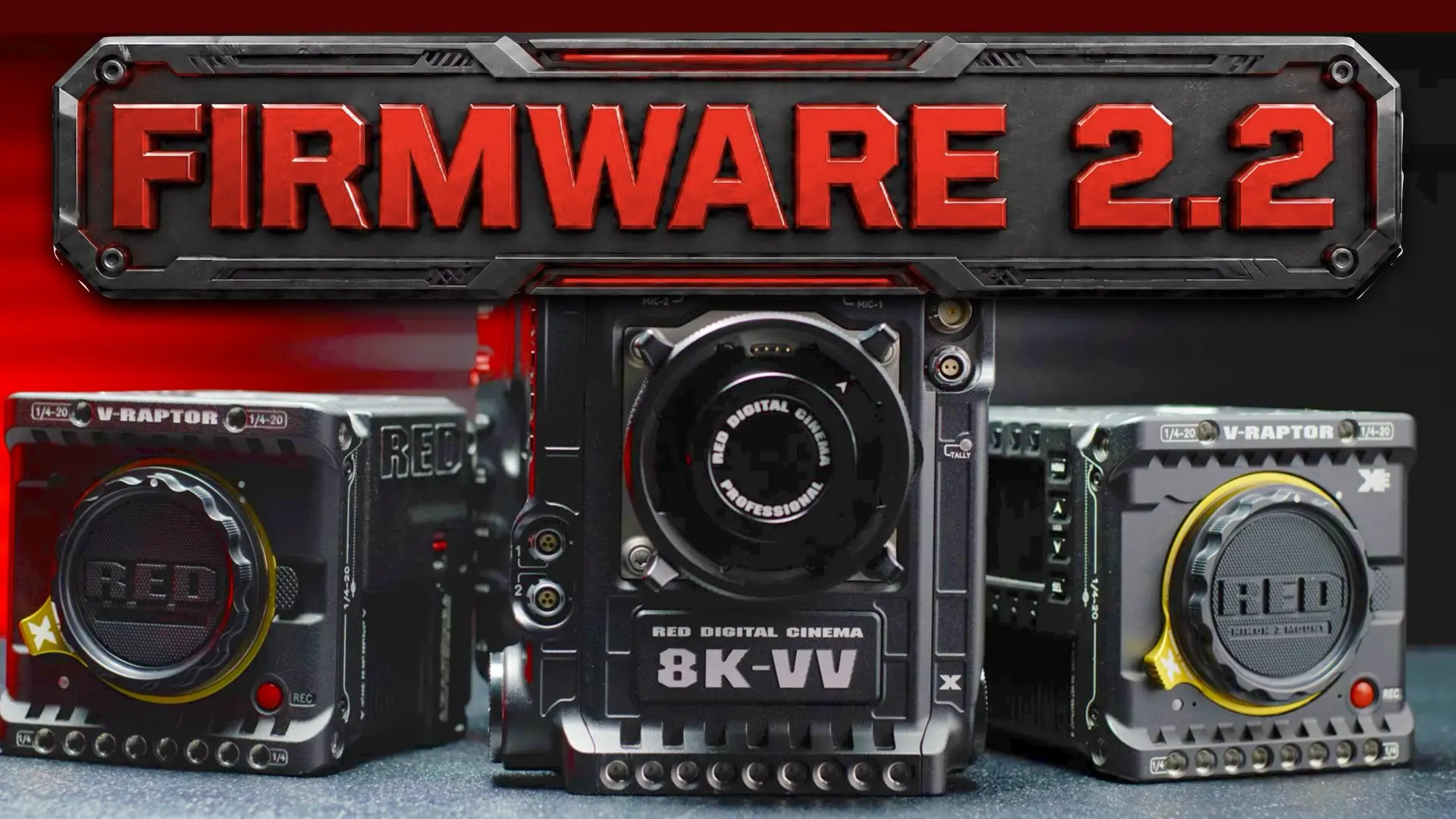 RED Firmware 2.2 speeds V-Raptor for 8K live production
